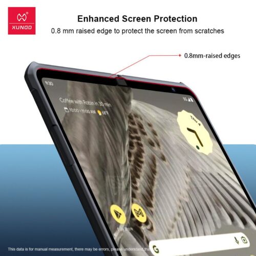 Google Pixel Fold Transparent Bumper Case by XUNDD®️