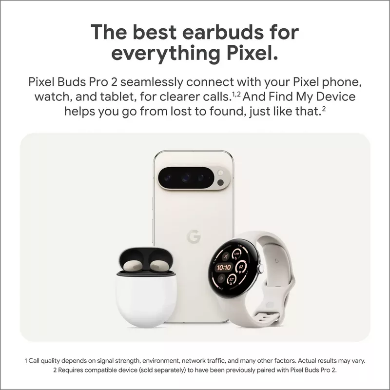 Google - Pixel Buds Pro 2 - Wireless Earbuds with Active Noise Cancellation – Bluetooth Headphones - Alezay Kuwait - Google Kuwait