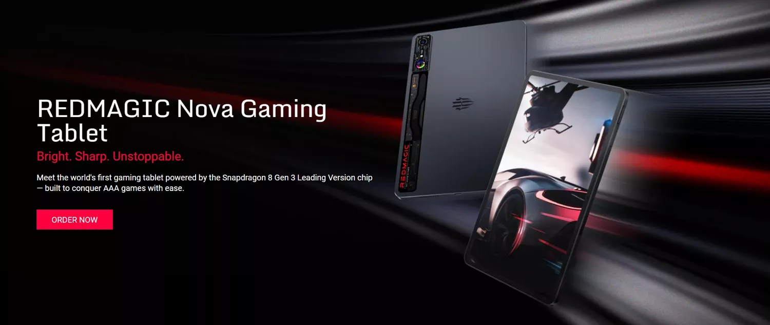 REDMAGIC NOVA GAMING TABLET - MAIN BANNER - ALEZAY KUWAIT - REDMAGIC KUWAIT