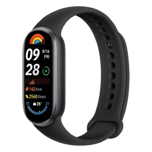 Xiaomi Smart Band 9 Smart Watch, 1.62-inch AMOLED Display - Black - Alezay Kuwait - Xiaomi Kuwait